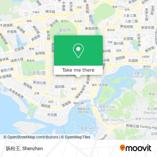 肠粉王 map