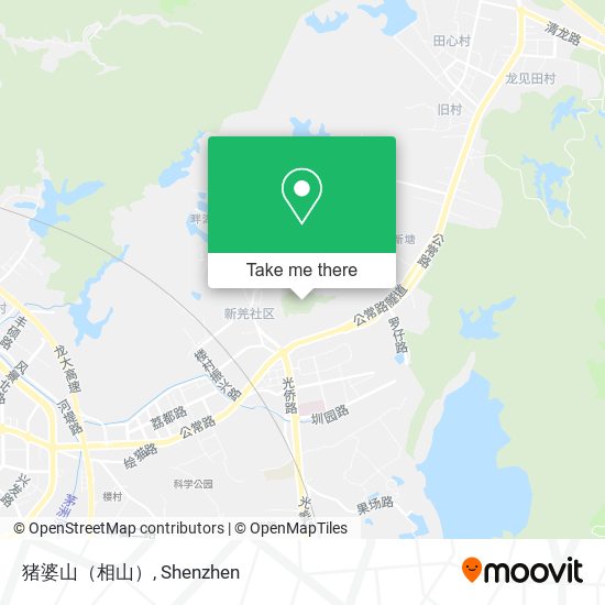 猪婆山（相山） map