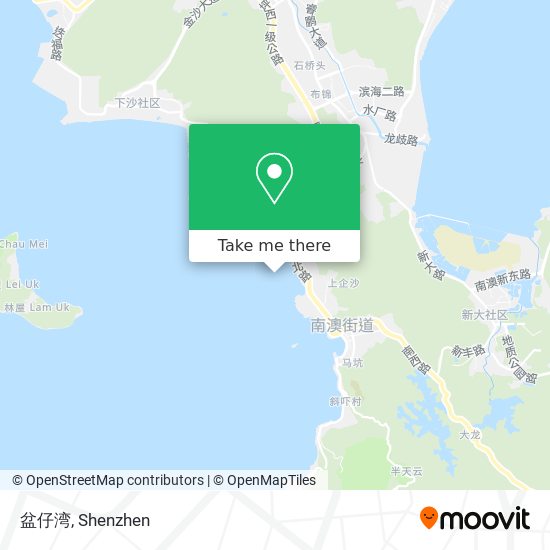 盆仔湾 map
