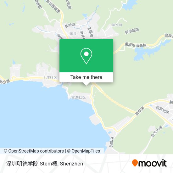 深圳明德学院 Stem楼 map
