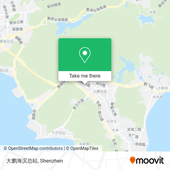 大鹏海滨总站 map