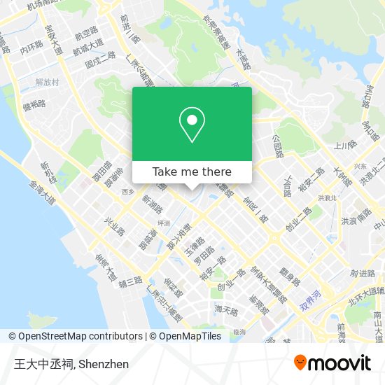 王大中丞祠 map