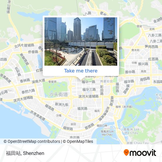 福田站 map