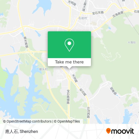 應人石 map