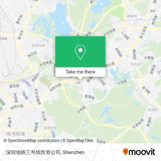 深圳地铁三号线投资公司 map