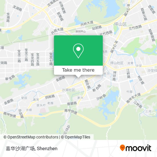 嘉华沙湖广场 map