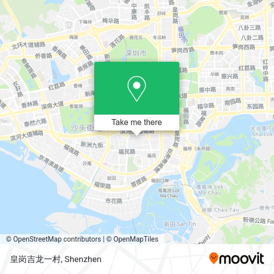 皇岗吉龙一村 map