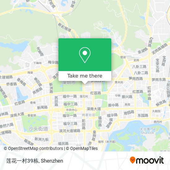 莲花一村39栋 map