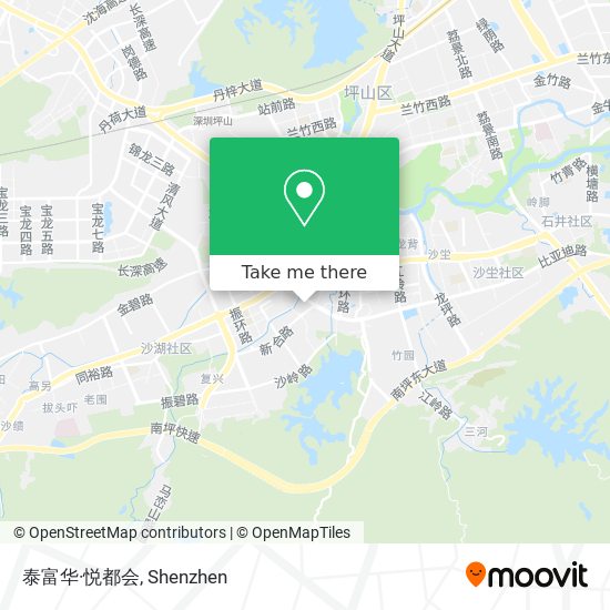 泰富华·悦都会 map