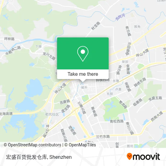 宏盛百货批发仓库 map