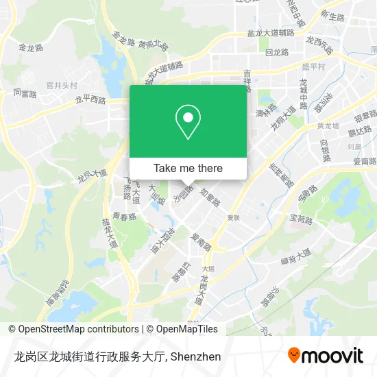 龙岗区龙城街道行政服务大厅 map
