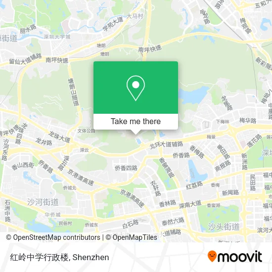 红岭中学行政楼 map