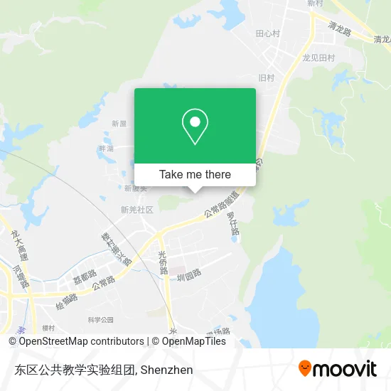 东区公共教学实验组团 map