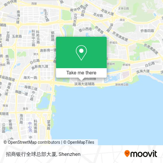 招商银行全球总部大厦 map