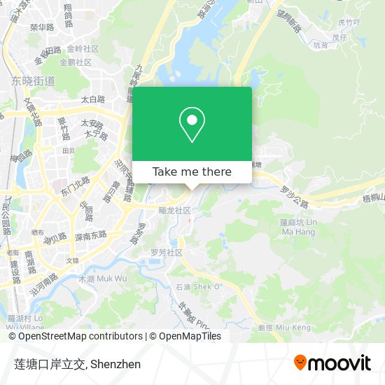 莲塘口岸立交 map