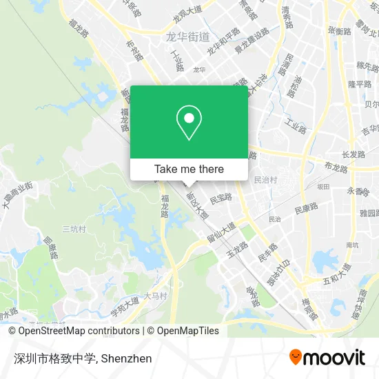 深圳市格致中学 map