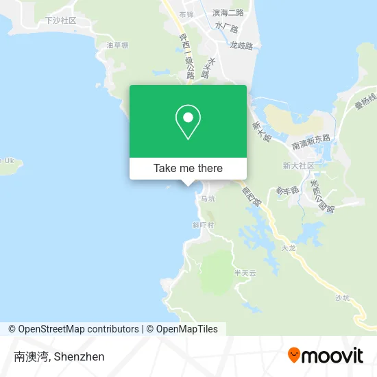 南澳湾 map