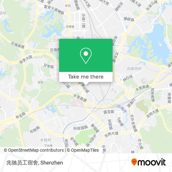 兆驰员工宿舍 map