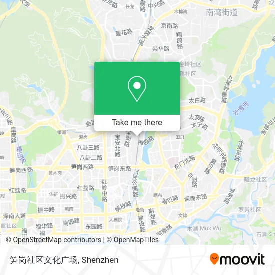 笋岗社区文化广场 map