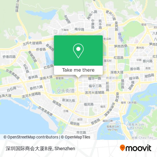 深圳国际商会大厦B座 map