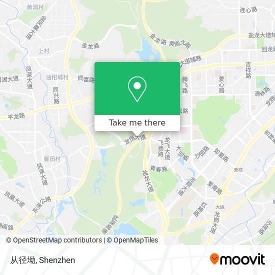 从径坳 map