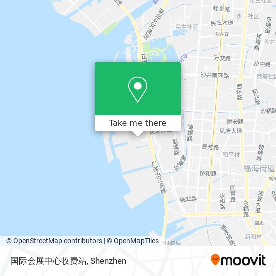 国际会展中心收费站 map