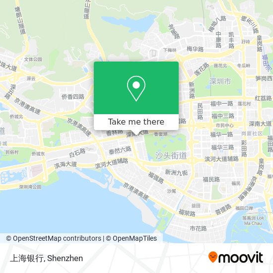上海银行 map
