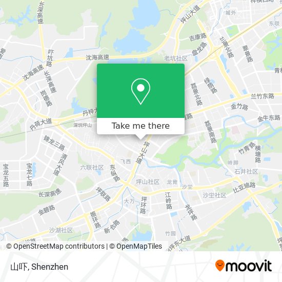 山吓 map