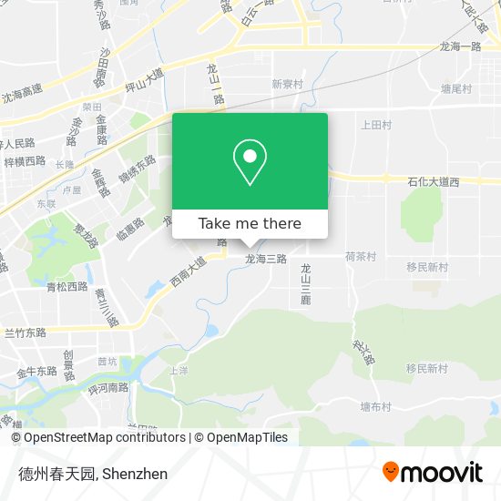 德州春天园 map