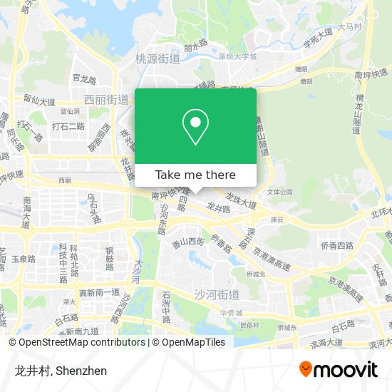 龙井村 map