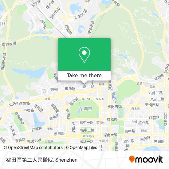 福田區第二人民醫院 map