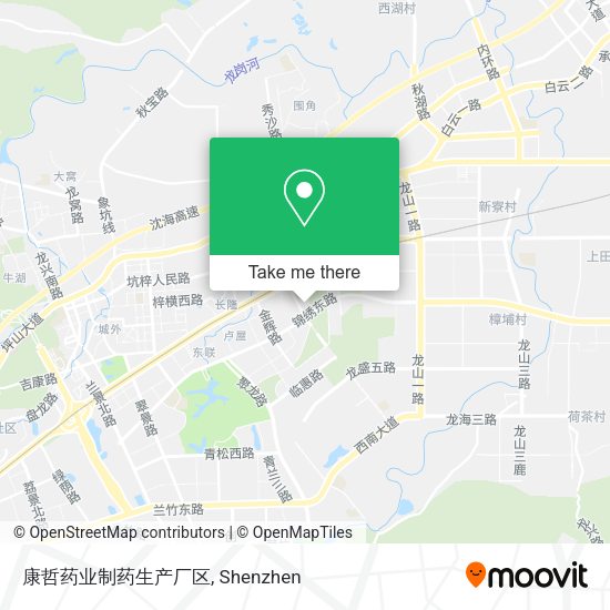 康哲药业制药生产厂区 map
