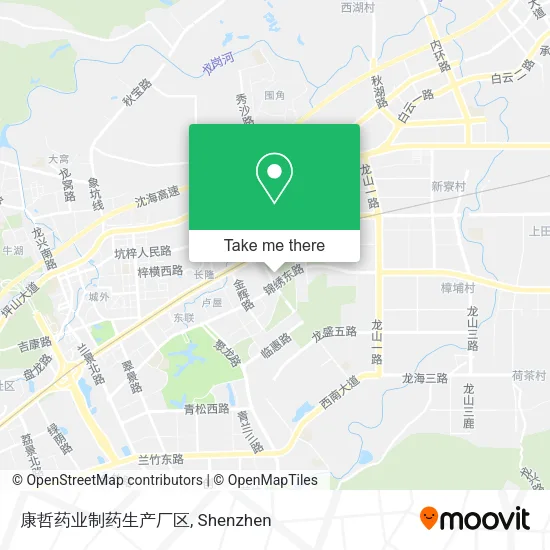 康哲药业制药生产厂区 map