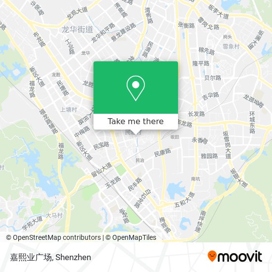 嘉熙业广场 map