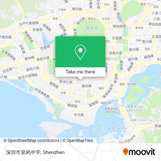深圳市皇岗中学 map