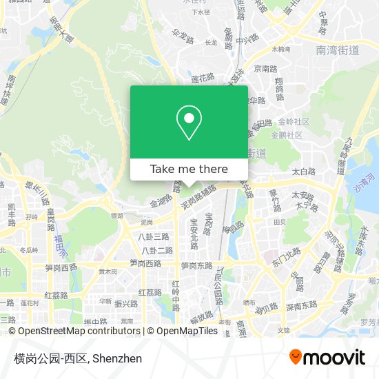 横岗公园-西区 map
