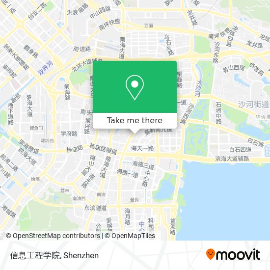 信息工程学院 map