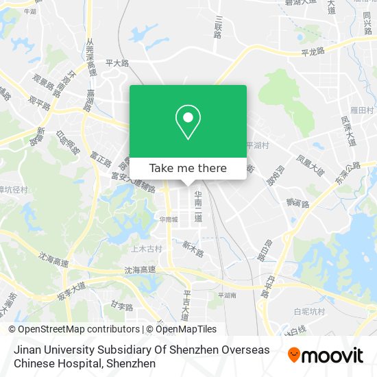 Jinan University Subsidiary Of Shenzhen Overseas Chinese Hospital map