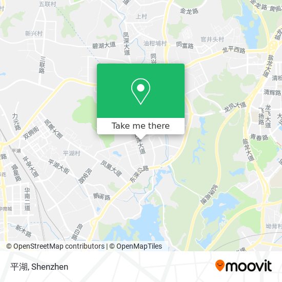 平湖 map