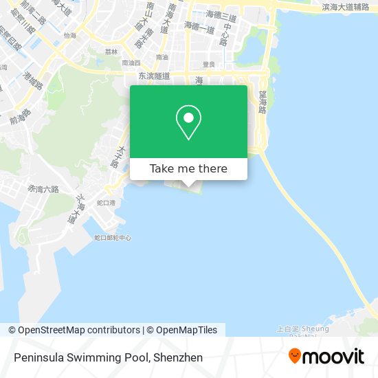 Peninsula Swimming Pool map