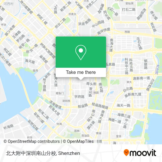 北大附中深圳南山分校 map