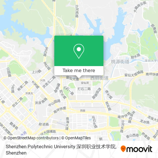 Shenzhen Polytechnic University 深圳职业技术学院 map
