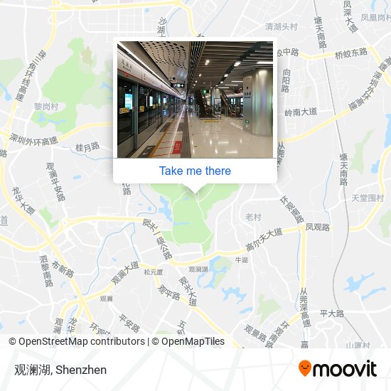 观澜湖 map