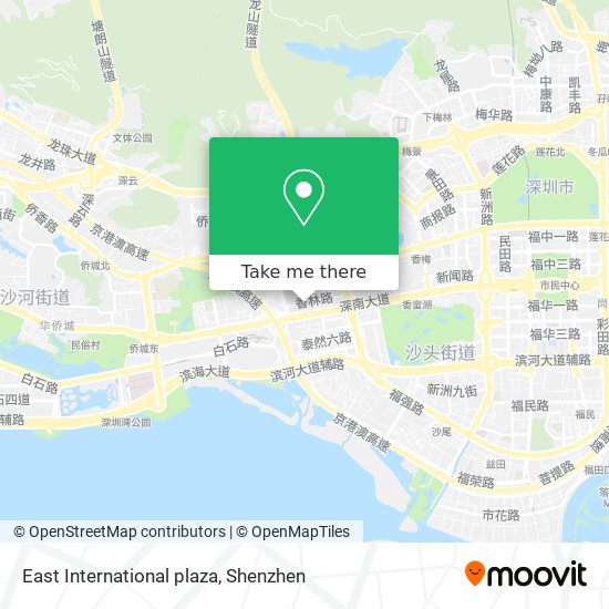 East International plaza map