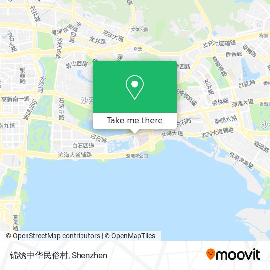锦绣中华民俗村 map