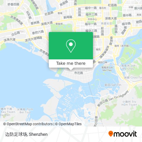 边防足球场 map
