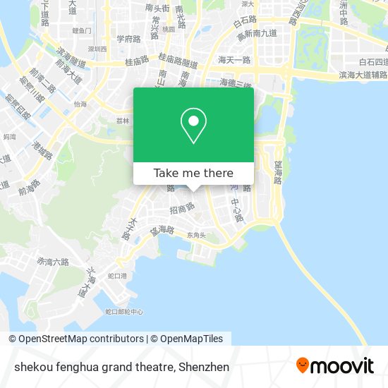 shekou fenghua grand theatre map