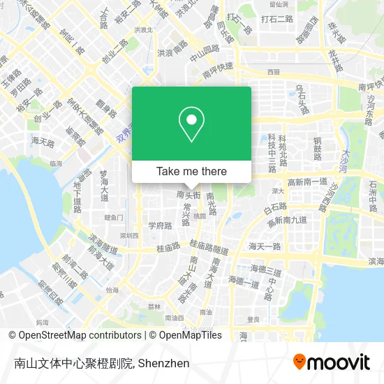 南山文体中心聚橙剧院 map