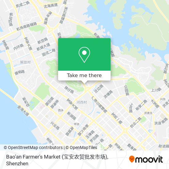 Bao'an Farmer's Market (宝安农贸批发市场) map