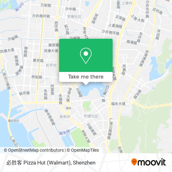 必胜客 Pizza Hut (Walmart) map